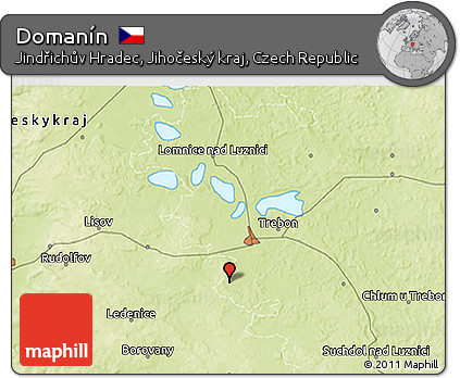 Physical 3D Map of Domanín