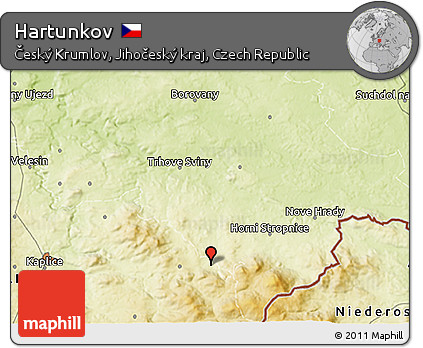 Physical 3D Map of Hartunkov