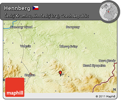 Physical 3D Map of Hennberg