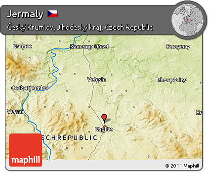 Physical 3D Map of Jermaly
