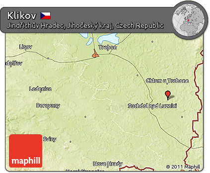 Physical 3D Map of Klikov
