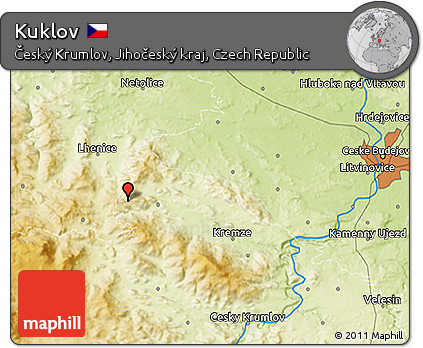 Physical 3D Map of Kuklov