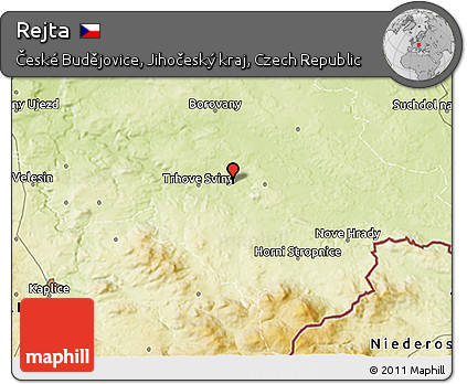 Physical 3D Map of Rejta