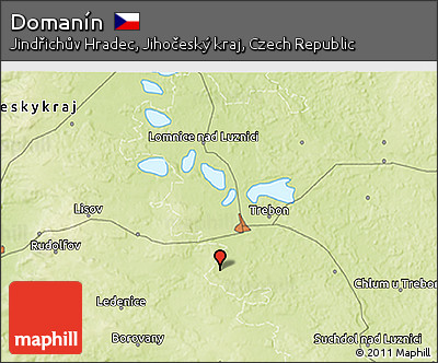 Physical 3D Map of Domanín