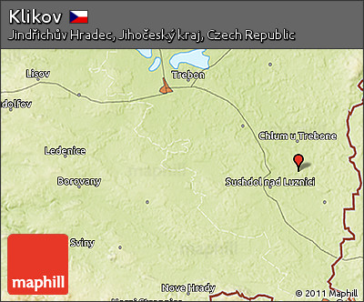 Physical 3D Map of Klikov