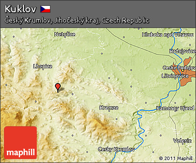 Physical 3D Map of Kuklov