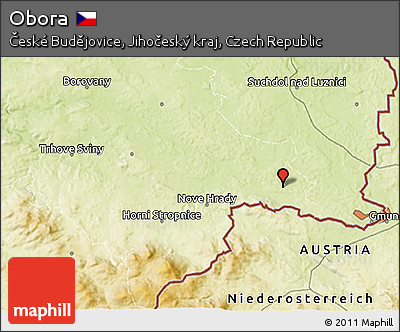 Physical 3D Map of Obora