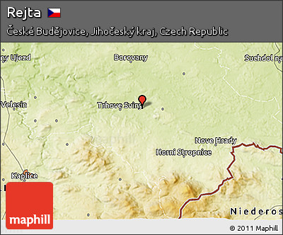 Physical 3D Map of Rejta