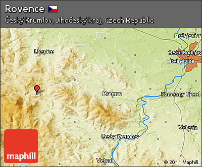Physical 3D Map of Rovence