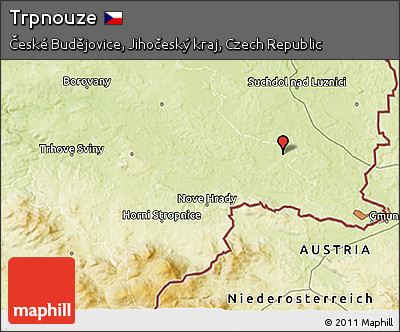 Physical 3D Map of Trpnouze