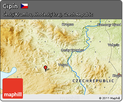 Physical 3D Map of Cipín