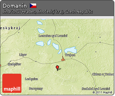 Physical 3D Map of Domanín