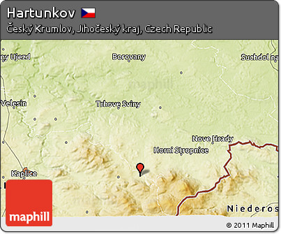 Physical 3D Map of Hartunkov
