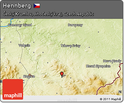 Physical 3D Map of Hennberg