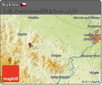 Physical 3D Map of Kuklov