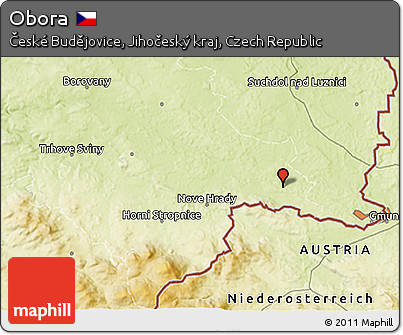 Physical 3D Map of Obora