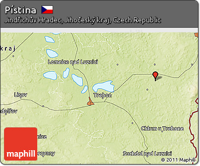 Physical 3D Map of Pístina