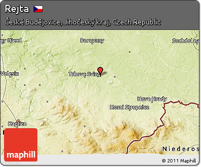 Physical 3D Map of Rejta