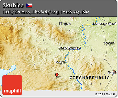 Physical 3D Map of Skubice