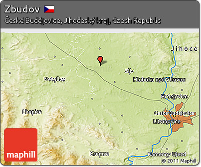 Physical 3D Map of Zbudov