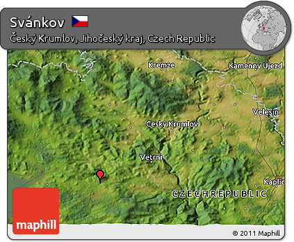 Satellite 3D Map of Svánkov