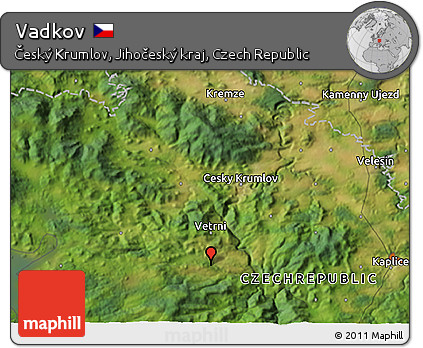 Satellite 3D Map of Vadkov