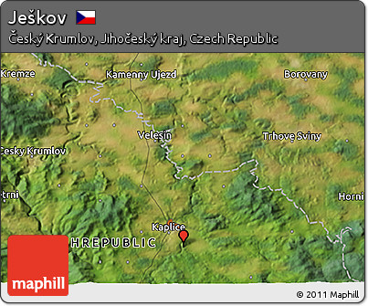 Satellite 3D Map of Ješkov