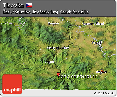 Satellite 3D Map of Tisovka