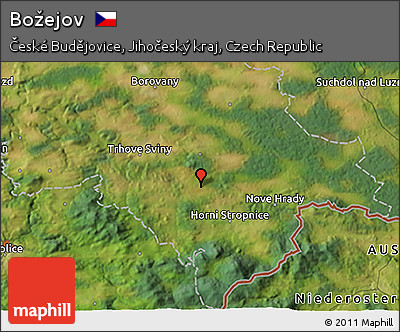 Satellite 3D Map of Božejov
