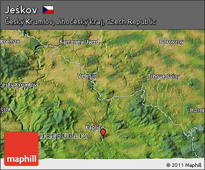 Satellite 3D Map of Ješkov