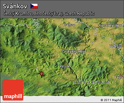 Satellite 3D Map of Svánkov