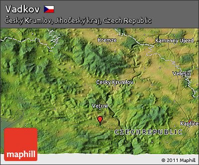 Satellite 3D Map of Vadkov