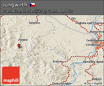 Shaded Relief 3D Map of Jungwirth