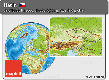 Physical Location Map of Hatín