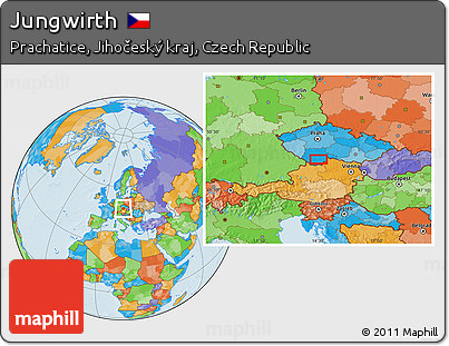 Political Location Map of Jungwirth