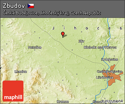 Physical Map of Zbudov