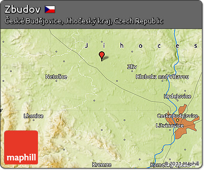 Physical Map of Zbudov