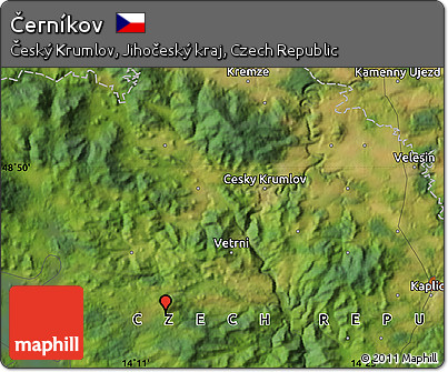 Satellite Map of Černíkov