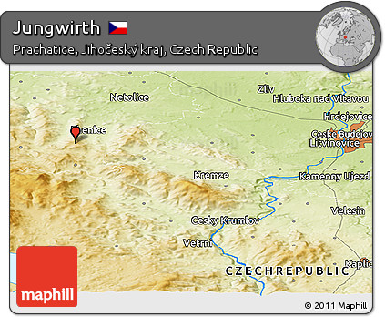 Physical Panoramic Map of Jungwirth