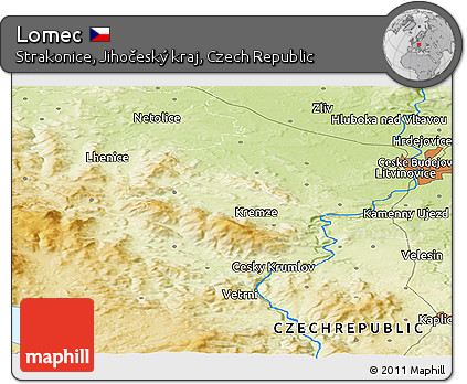Physical Panoramic Map of Lomec