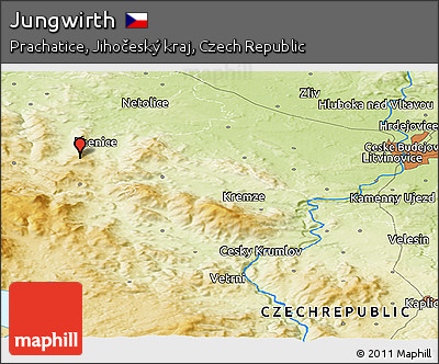 Physical Panoramic Map of Jungwirth
