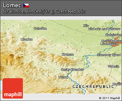 Physical Panoramic Map of Lomec