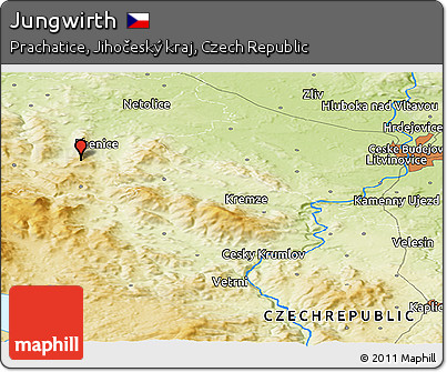 Physical Panoramic Map of Jungwirth