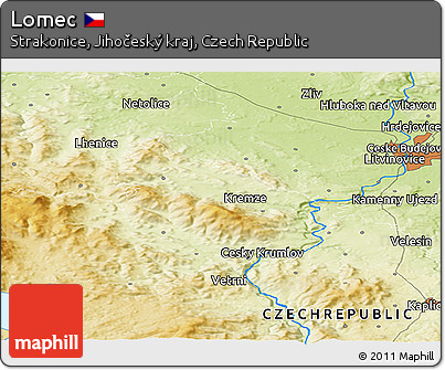 Physical Panoramic Map of Lomec