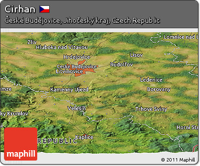 Satellite Panoramic Map of Cirhan
