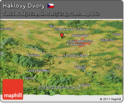 Satellite Panoramic Map of Haklovy Dvory