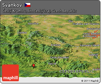 Satellite Panoramic Map of Svánkov