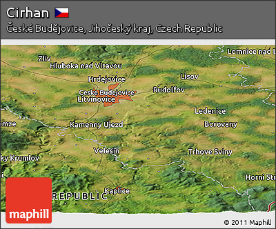 Satellite Panoramic Map of Cirhan