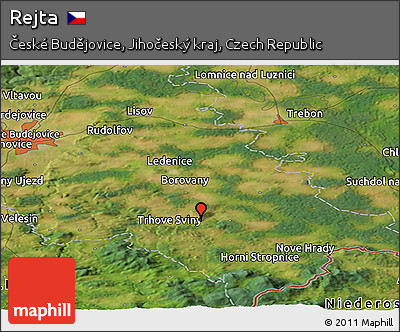 Satellite Panoramic Map of Rejta