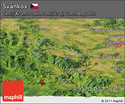 Satellite Panoramic Map of Svánkov